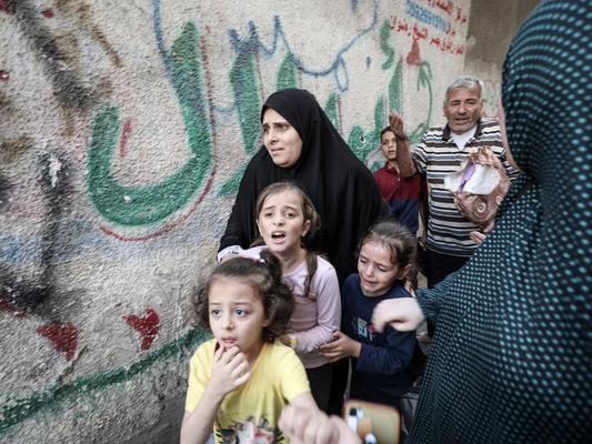 Gaza child needing aid