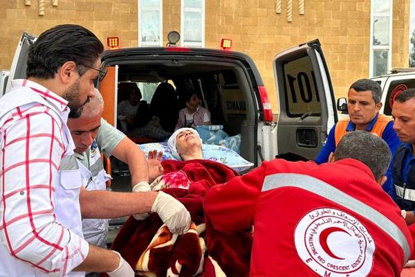 Injured child in Gaza conflict