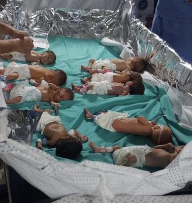 Child in Gaza hospital