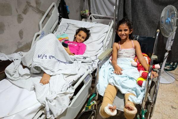 Child injured in Gaza conflict