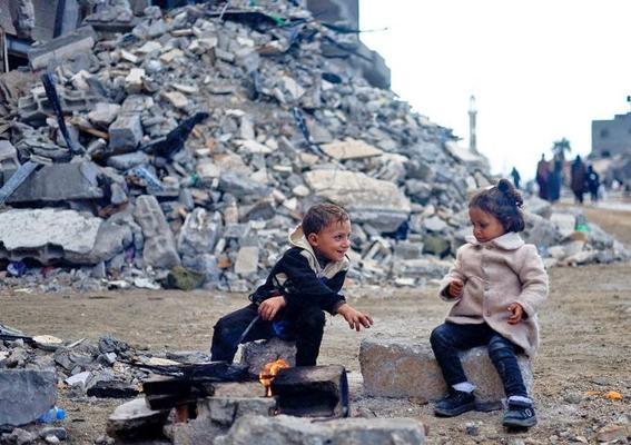 Children in Gaza affected by conflict