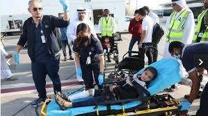 Child injured by Gaza conflict