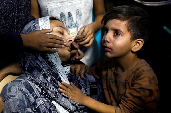 Gaza child affected by war