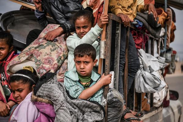 Child in Gaza receiving emergency aid