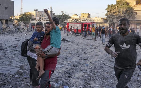 Child in Gaza hospital